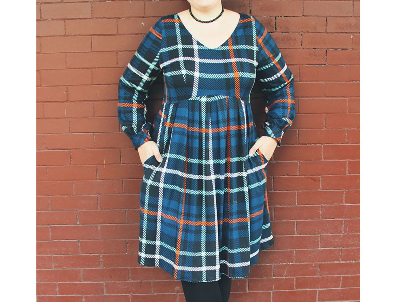 Women's Jess Dress Brushed Plaid