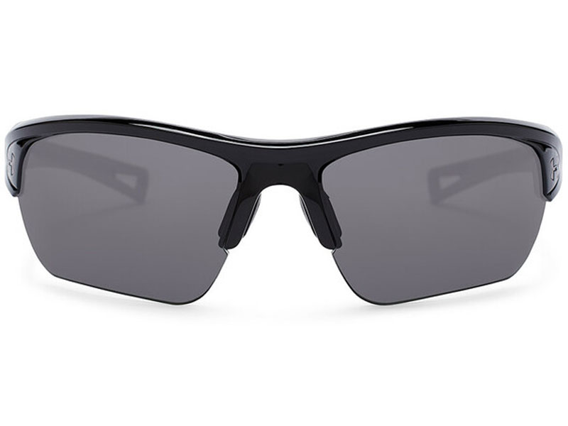 Under Armour Octane Storm Sunglasses with Shiny Black Frame Gray Polarized Lens
