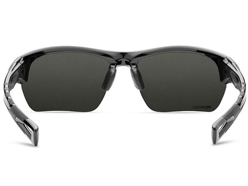 Under Armour Octane Storm Sunglasses with Shiny Black Frame Gray Polarized Lens