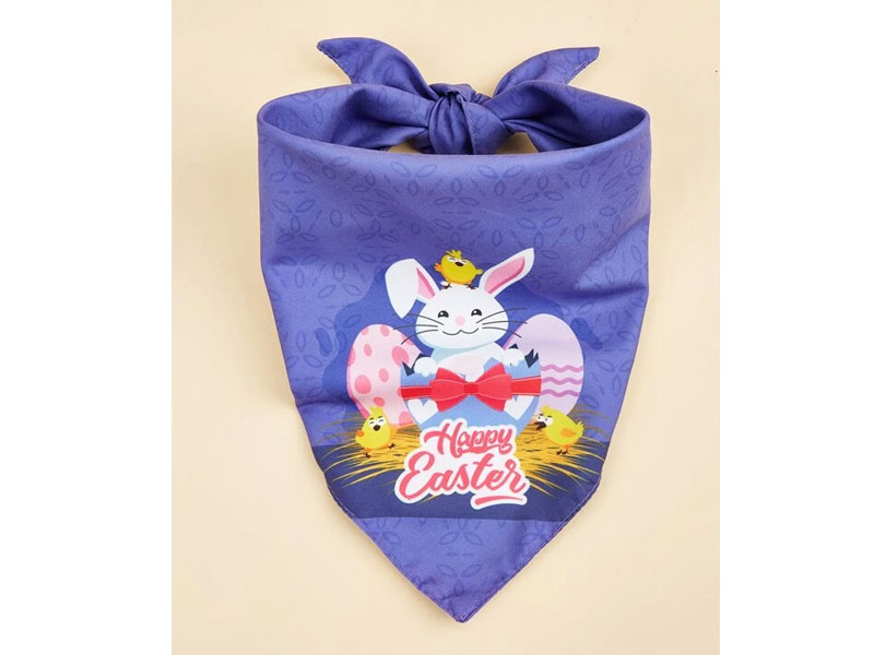 Cartoon Graphic Easter Pet Scarf