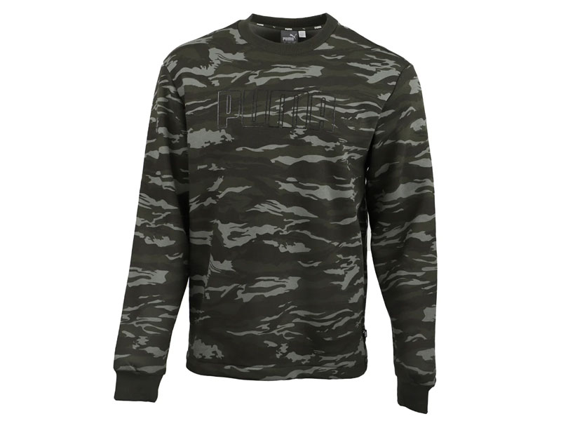 Puma Camo Fleece Crewneck Shirt For Men