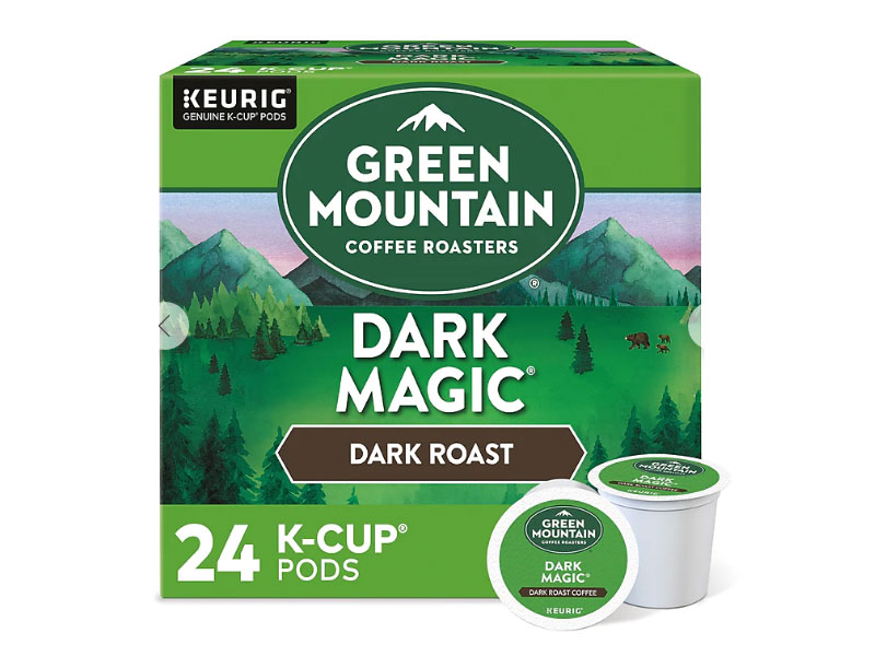 Green Mountain Dark Magic Coffee Keurig K-Cup Pods Dark Roast 24/Box