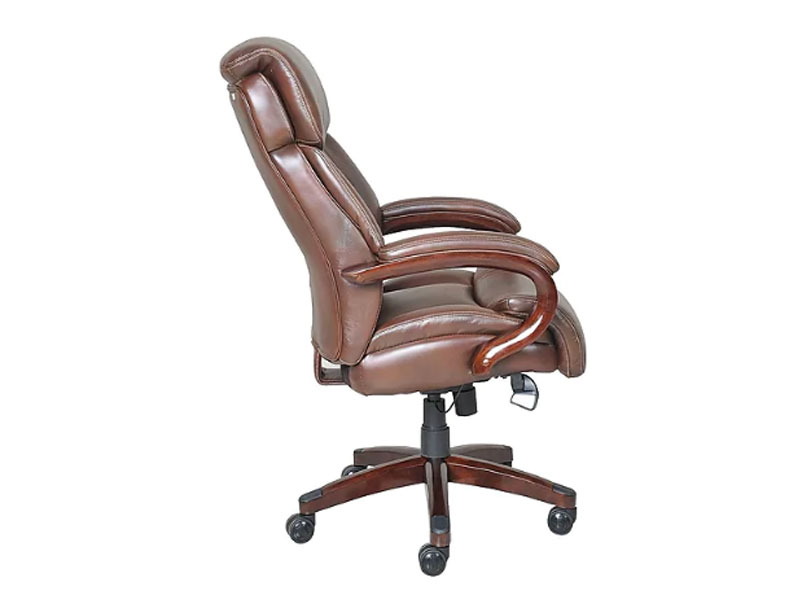 La-Z-Boy Bradley Bonded Leather Executive Chair Roasted Chestnut