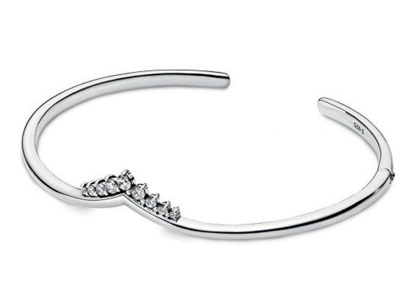 Women's Pandora Tiara Wishbone Open Bangle Bracelet