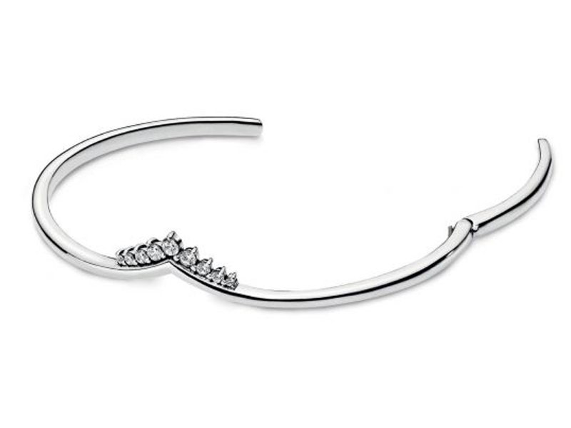 Women's Pandora Tiara Wishbone Open Bangle Bracelet