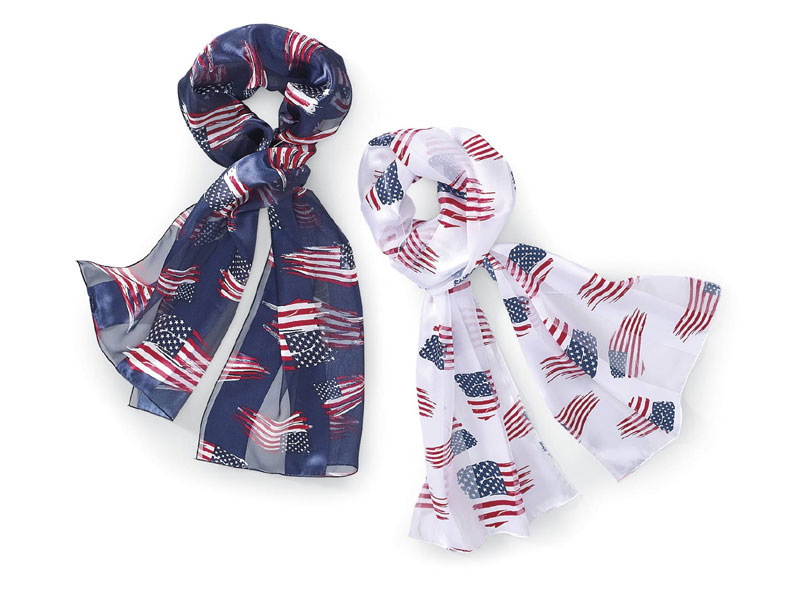 Patriotic Scarf For Women