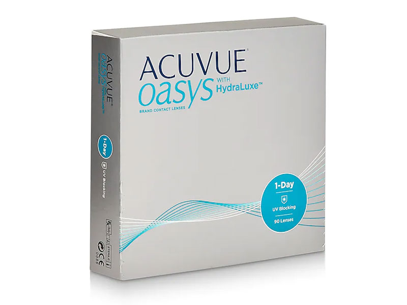 Acuvue Oasys 1-Day With HydraLuxe Technology 90 pack Contact Lens
