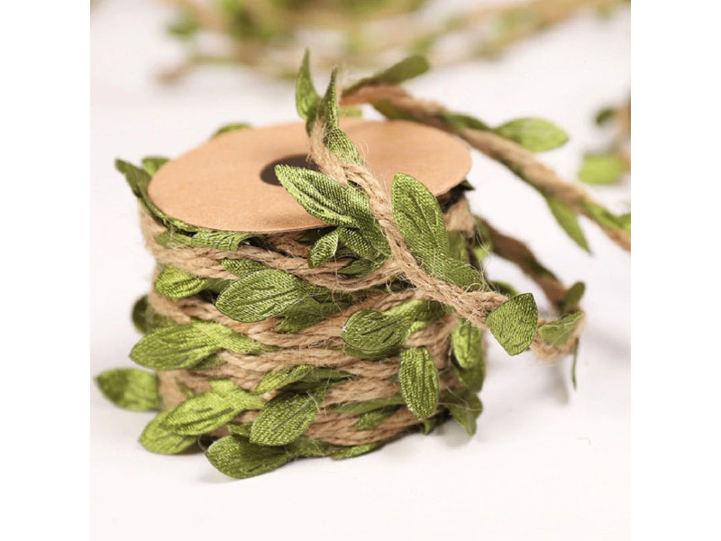 Artificial Leaves Packaging Rope