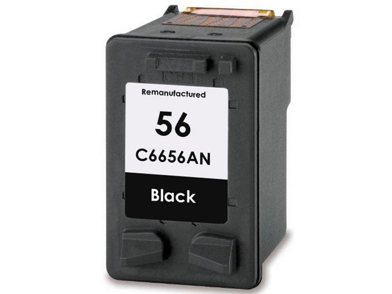 Remanufactured HP 56 Black Ink Cartridge (C6656AN)