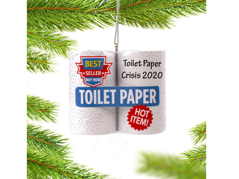 Personalized Toilet Paper Christmas Ornament