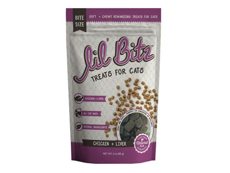 Lil' Bitz Chicken & Liver Training Treats For Cats (3 oz)