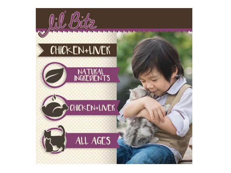 Lil' Bitz Chicken & Liver Training Treats For Cats (3 oz)