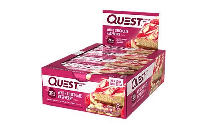 Quest Nutrition Quest Bar-White Chocolate Raspberry (12 Bars)