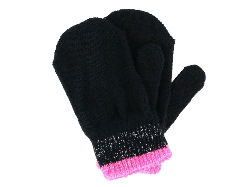 Women's Connex Gear Toddler 2-4 Rainbow 2-Piece Winter Beanie And Mitten Set