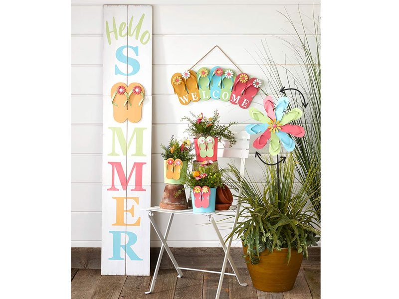 Flip-Flop Garden Decor Collection