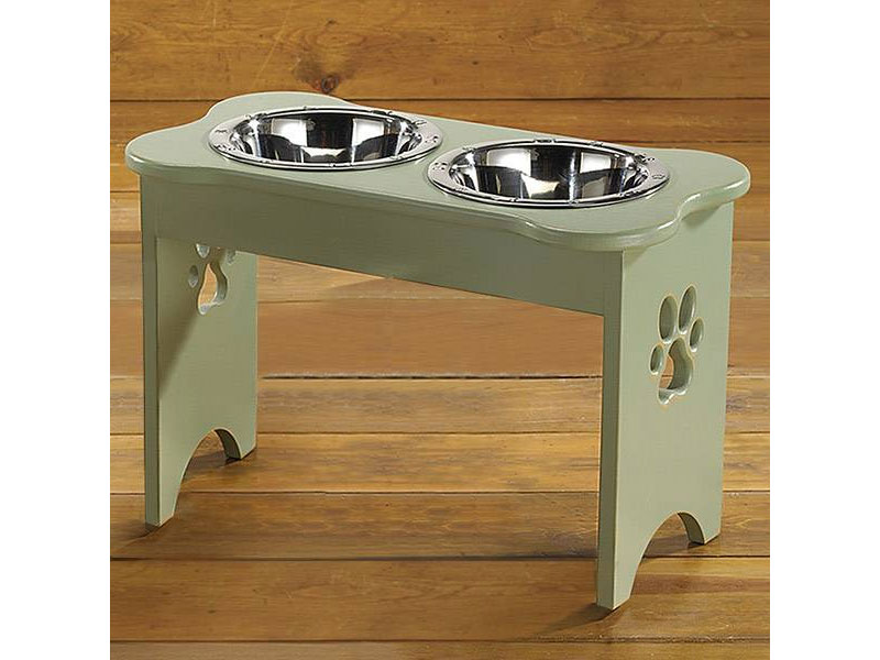 Double Bowl Dog Feeder