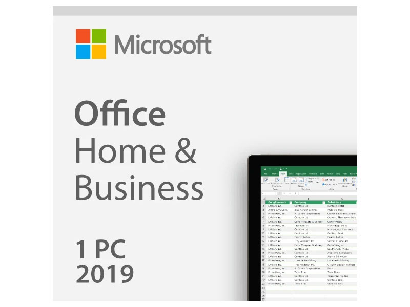 Microsoft Office Home and Business 2019 License