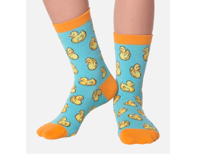 K.Bell Socks Kid's Rubber Ducks Crew Socks