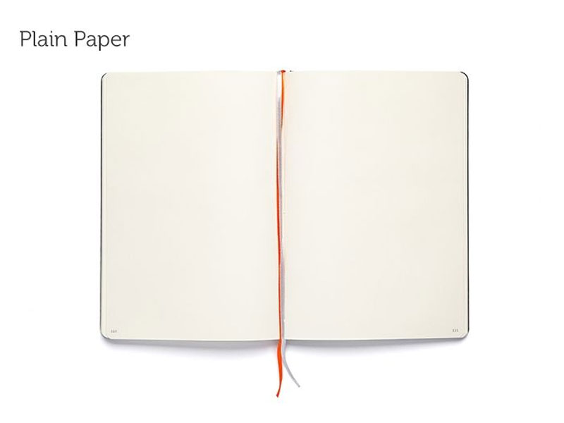 The Journal Notebooks London Gray Plain Paper