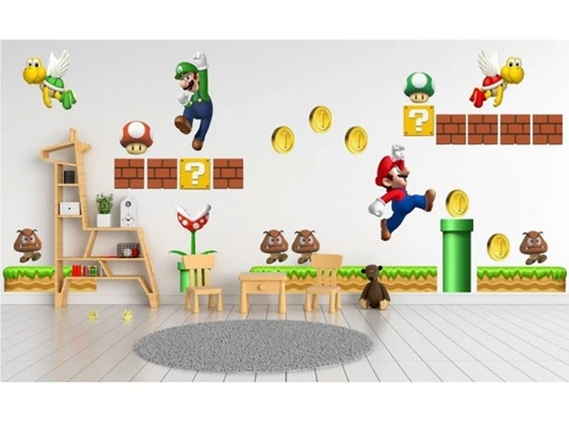 New Super Mario Brothers Wall Stickers
