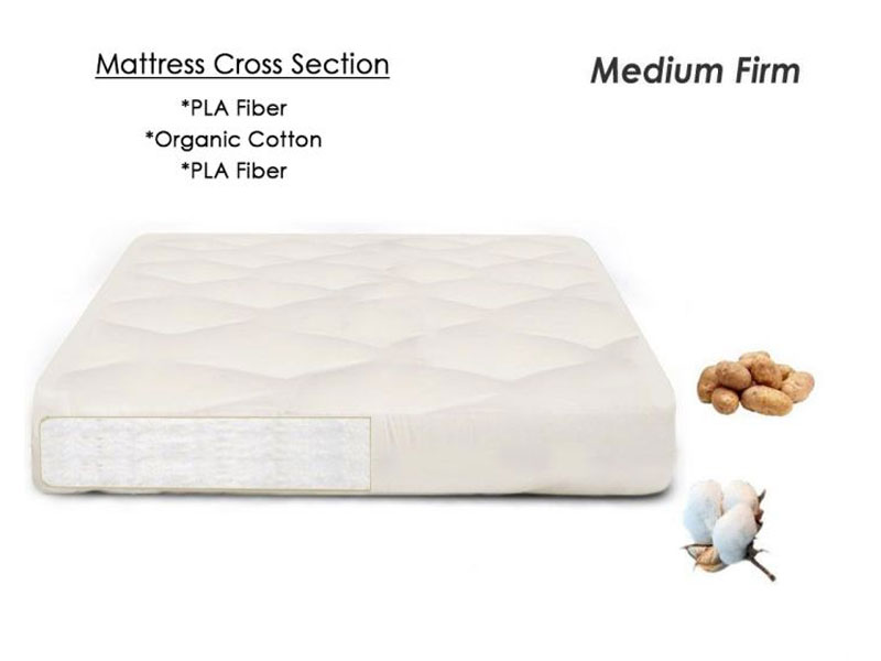 Japanese Organic Cotton Shiki Futon Mattress Shikibuton 3 or 5 Inch Soft