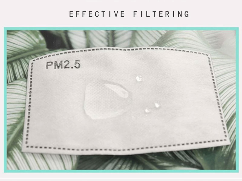 PM2.5 Disposable Face Mask Replacement 5 Layer Protective Filter Pad (20 pack)
