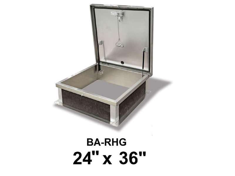 24-x-36 Galvanized Roof Hatch