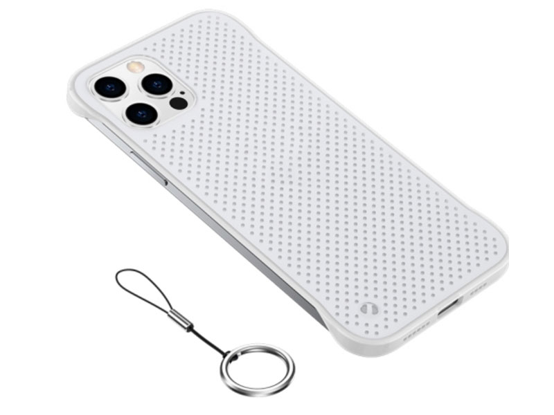 Hole Heat Dissipation Protective Case For iPhone 11 Pro Max(White)