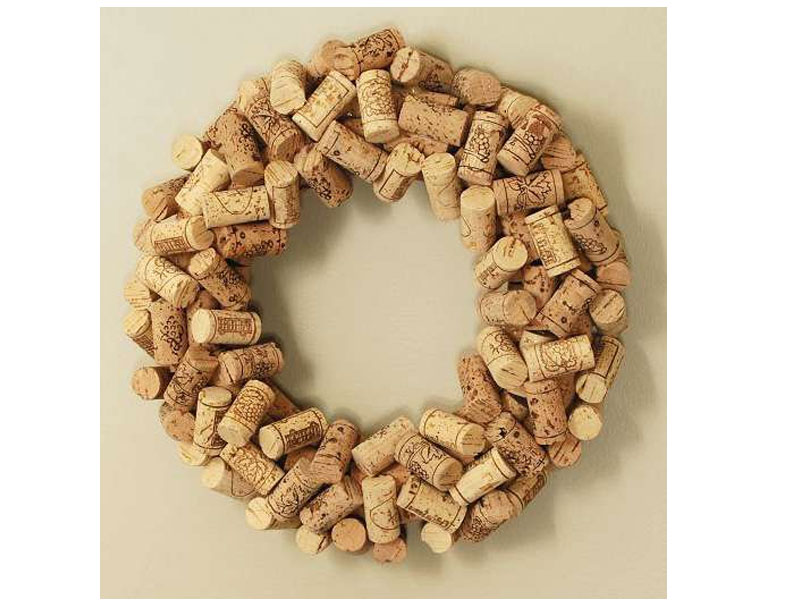 Uncorked Decorative Cork Wreath