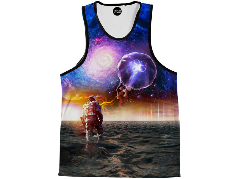 Men's Galactic Jellyfish Tank Top