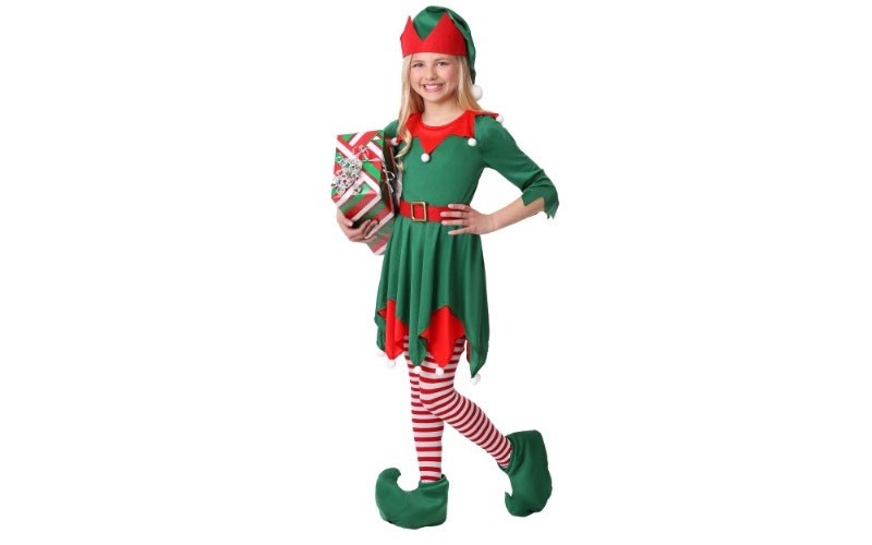 Girl's Santa's Helper Costume