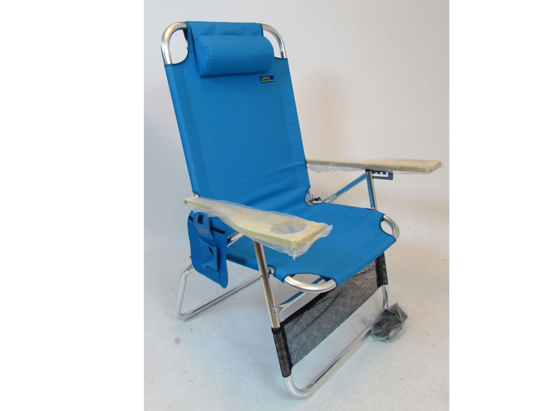 4 Position Big Papa Aluminum Chair with Pillow By JGR Copa