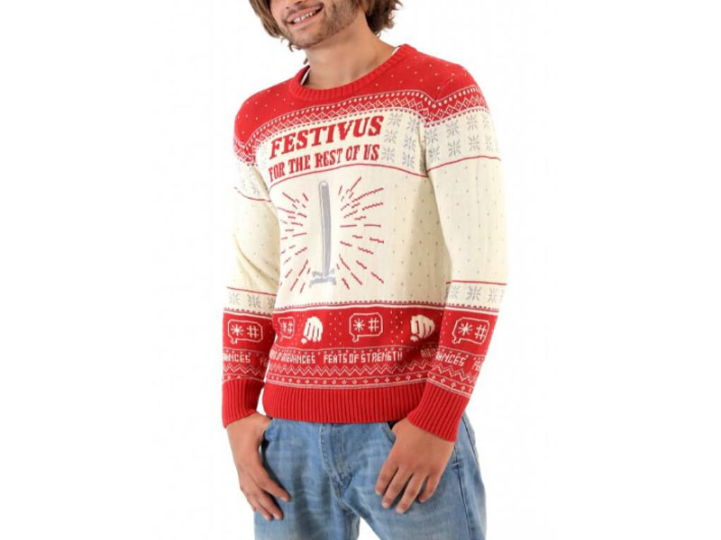 Seinfeld Festivus For The Rest Of Us Pole Ugly Christmas Sweater