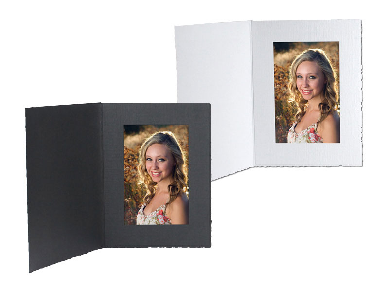 Cardboard Photo Folders 4x5 Vertical (25 Pack)