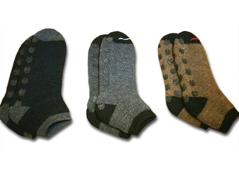 AlpacaTrax Gripper Slipper Alpaca Socks