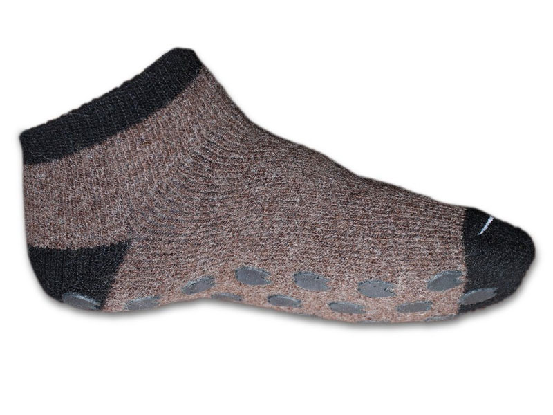 AlpacaTrax Gripper Slipper Alpaca Socks