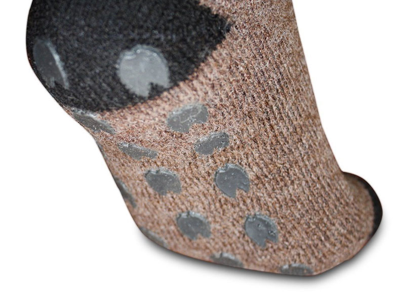 AlpacaTrax Gripper Slipper Alpaca Socks