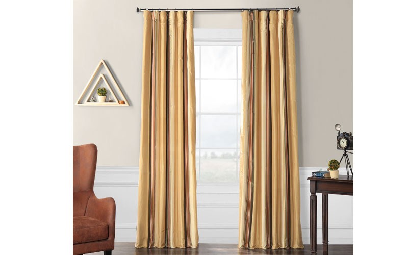 Bradford Stripe Silk Curtain