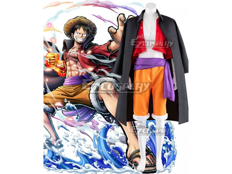 One Piece Onigashima Monkey D Luffy Cosplay Costume