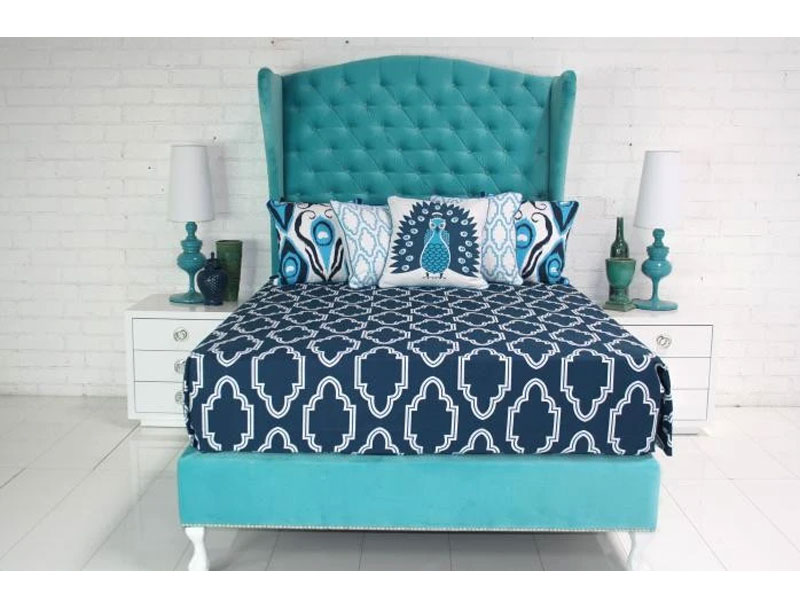 Casablanca Bedding in Navy