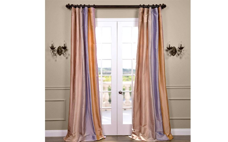Sausalito Silk Stripe Curtain