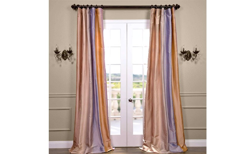 Sausalito Silk Stripe Curtain