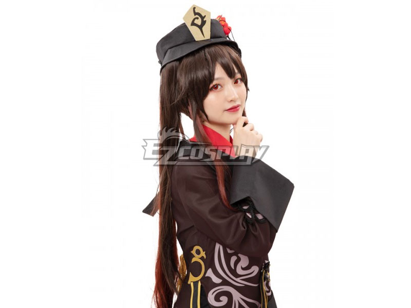 Genshin Impact Hu Tao Hutao Cosplay Costume Brown Edition