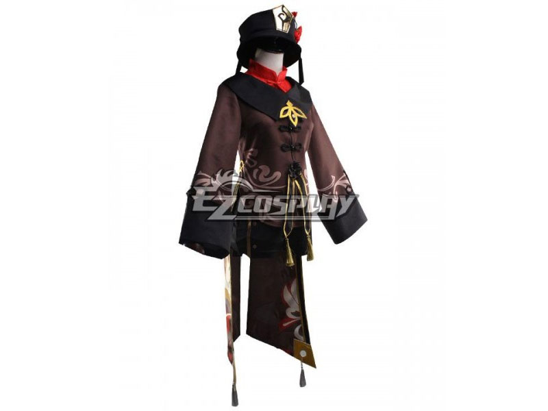 Genshin Impact Hu Tao Hutao Cosplay Costume Brown Edition