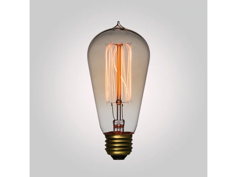 Blowout 40-Watt Incandescent ST58 Vintage Edison Light Bulb