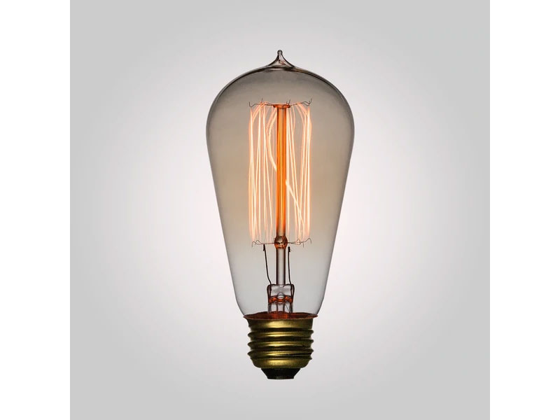 Blowout 40-Watt Incandescent ST58 Vintage Edison Light Bulb