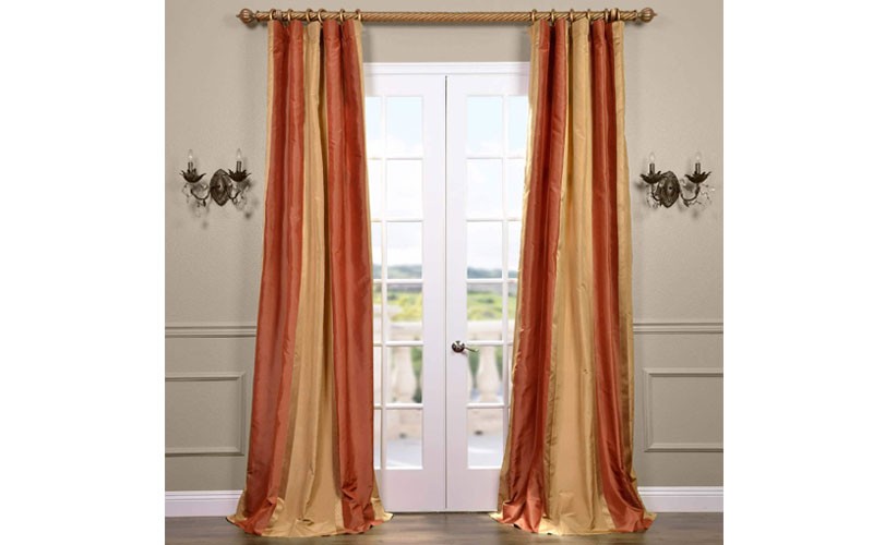 Somerset Silk Stripe Curtain