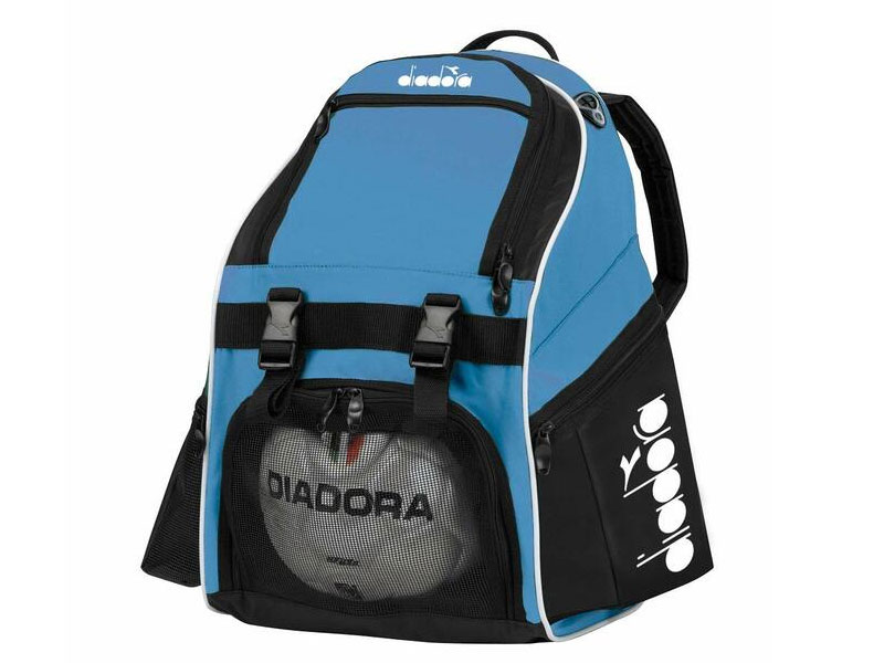 Diadora Squadra II Soccer Backpack Columbia Blue 1 Left!