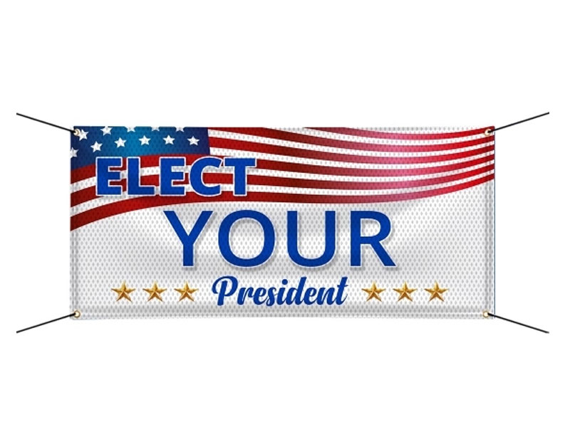 Political Vinyl Mesh Banners