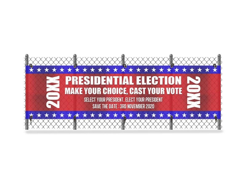 Political Vinyl Mesh Banners